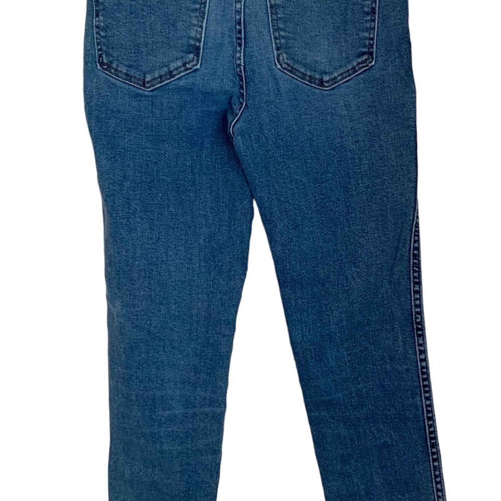 Madewell 10" High-Rise Skinny Jeans in Mackey Wash: Button-Front Edition size 26 - Picture 4 of 8